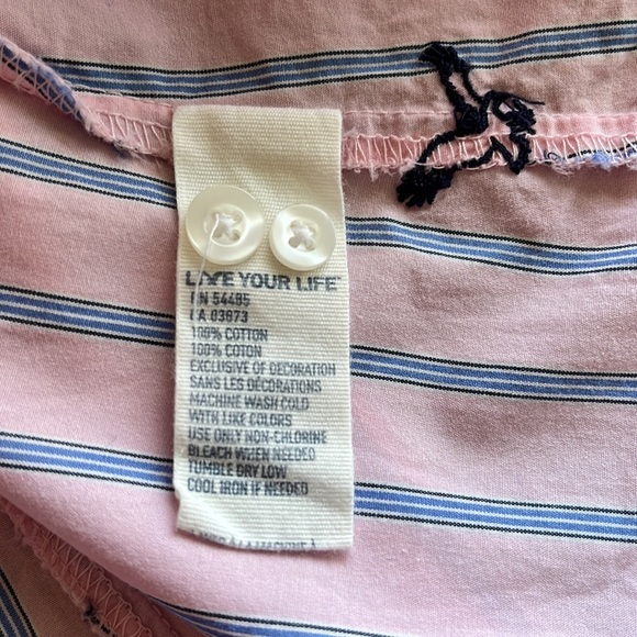 American Eagle Outfitters favorite shirt size 14 button-down collar eagle button - Picture 12 of 13